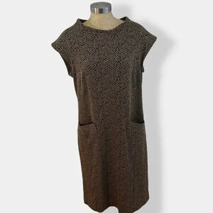 Jones New York Printed Sheath Dress with‎ Pockets 14